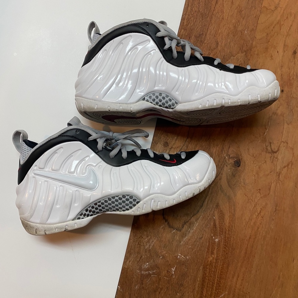 Nike Foamposite pro chrome white